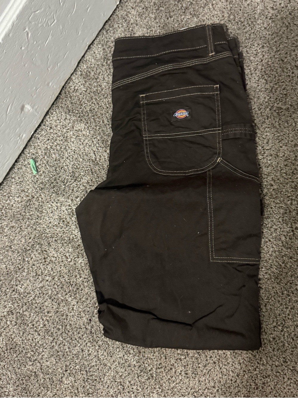 Dickies women’s chocolate brown summer Work Pants Utility Trousers NWOT